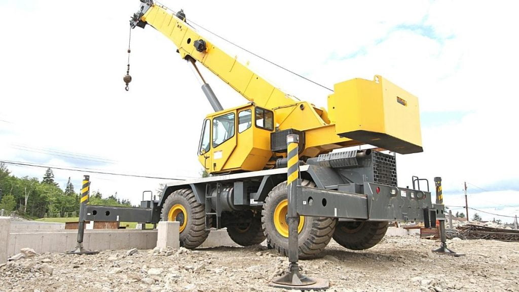 Gambar kendaraan alat berat mobile crane